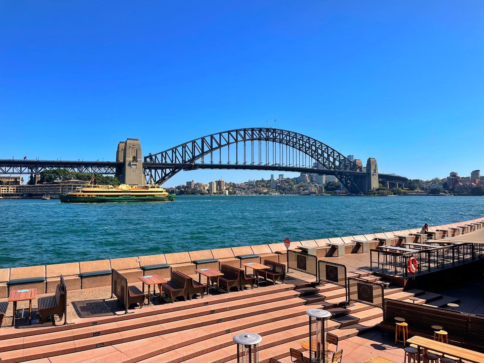 View of Sydney Harbour Bridge from the Sydney Opera House